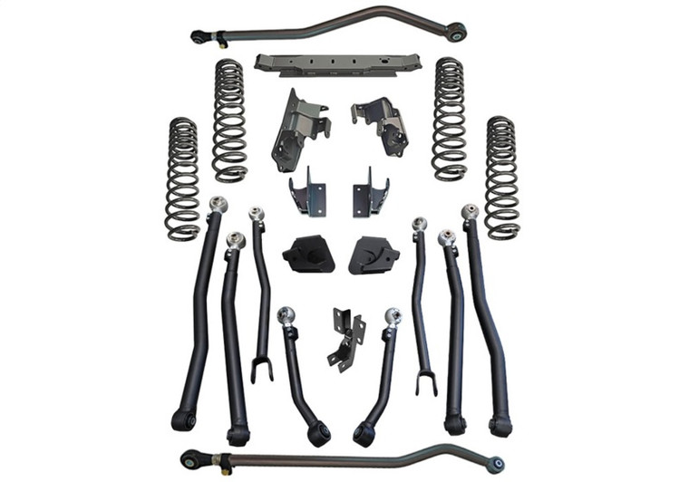 Superlift 18-23 Jeep Wrangler Unlimited 4in JLU Long Arm Kit - King 2.0 Shocks