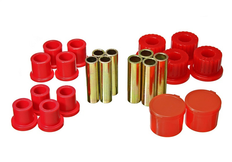 Energy Suspension 98-11 Ford Ranger 2/4WD Rear Leaf Spring Bushing Set - Red 4.2157R