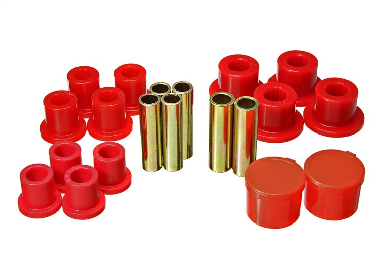 Energy Suspension 98-11 Ford Ranger 2/4WD Rear Leaf Spring Bushing Set - Red 4.2156R