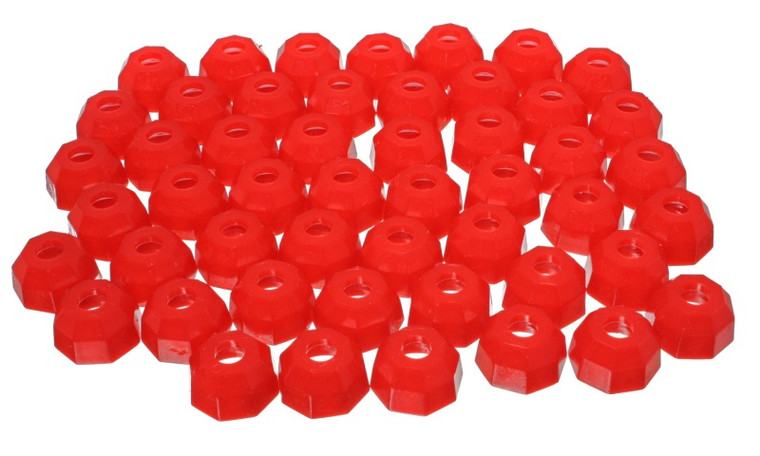Energy Suspension Tie Rod End Boot Oct-Box Of 50 - Red 9.13114R