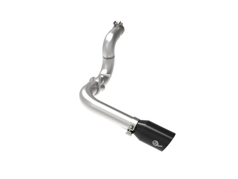 aFe 20-21 Jeep Wrangler Large Bore-HD 3in 304 Stainless Steel DPF-Back Exhaust System - Black Tip
