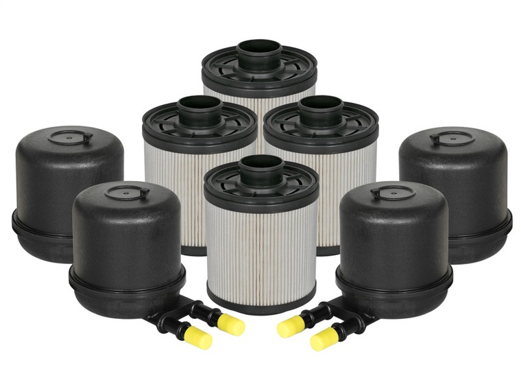 aFe Pro GUARD D2 Fuel Filter 11-17 Ford Diesel Trucks V8 6.7L (td) (4 Pack) 44-FF014-MB
