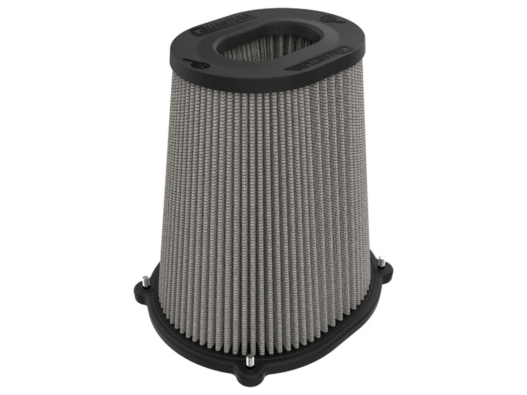 aFe Quantum Pro DRY S Air Filter Inverted Top - 5.5inx4.25in Flange x 9in Height - Dry PDS