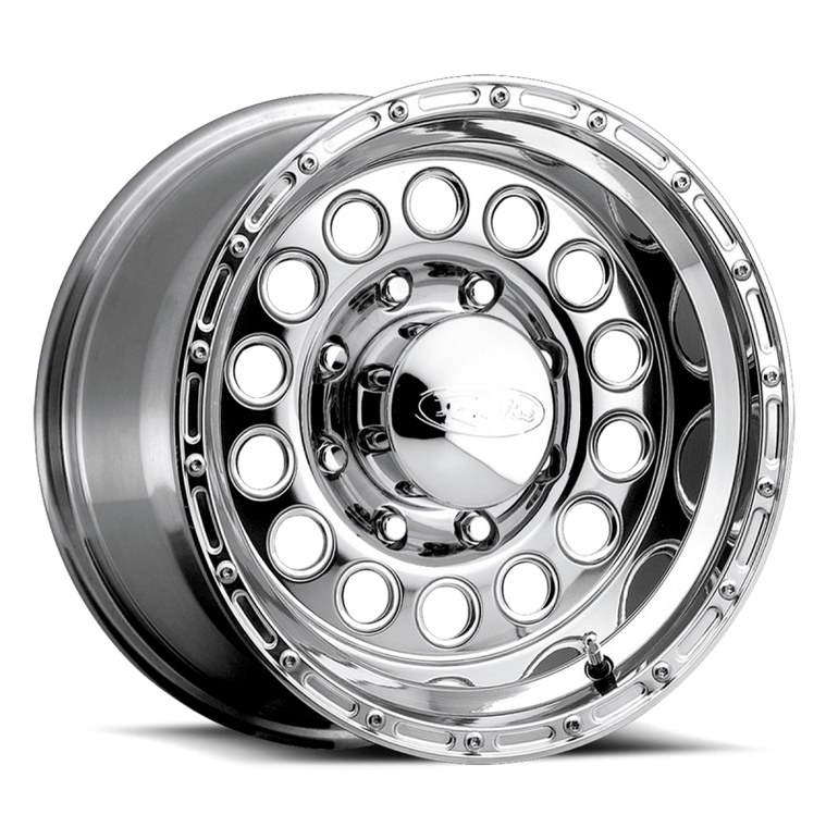 Raceline 887 Rock Crusher 16x8in / 6x139.7 BP / -20mm Offset / 107.95mm Bore - Polished Wheel