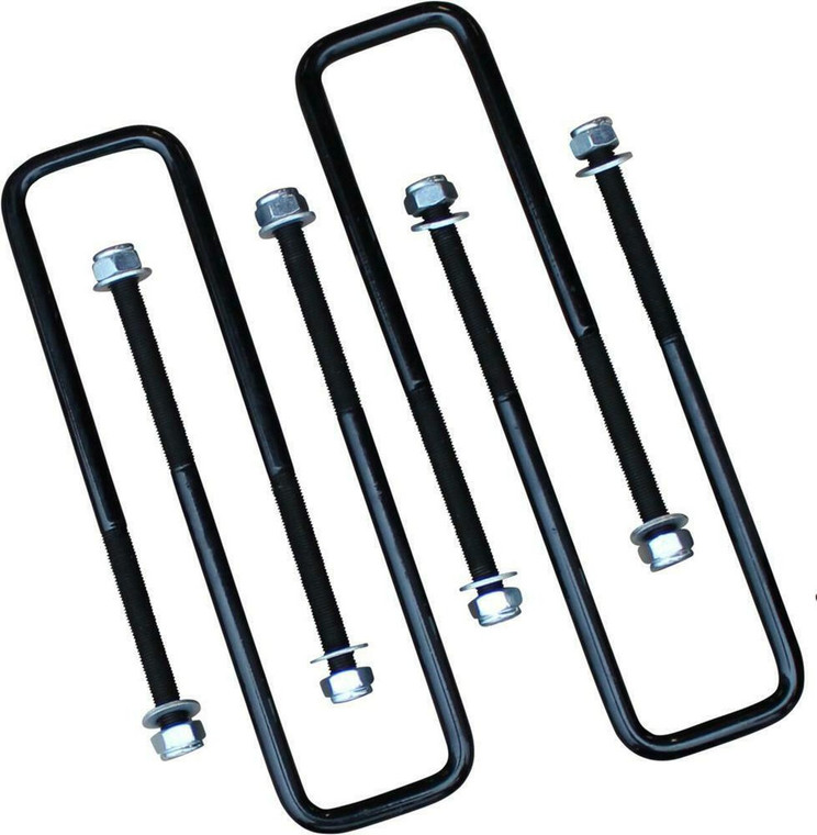 4 pcs Square U Bolts for 2.5 Inch Wide Leaf Springs 8 5/8 Inch Long  (FO-G404-GHNX)