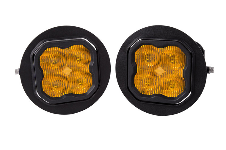 Diode Dynamics SS3 LED Pod Max Type FT Kit - Yellow SAE Fog