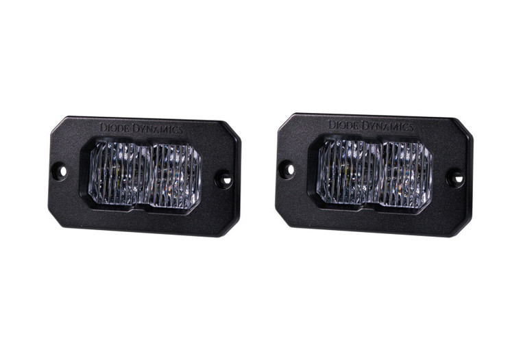 Diode Dynamics Stage Series 2 In LED Pod Sport - White Fog Flush WBL (Pair)