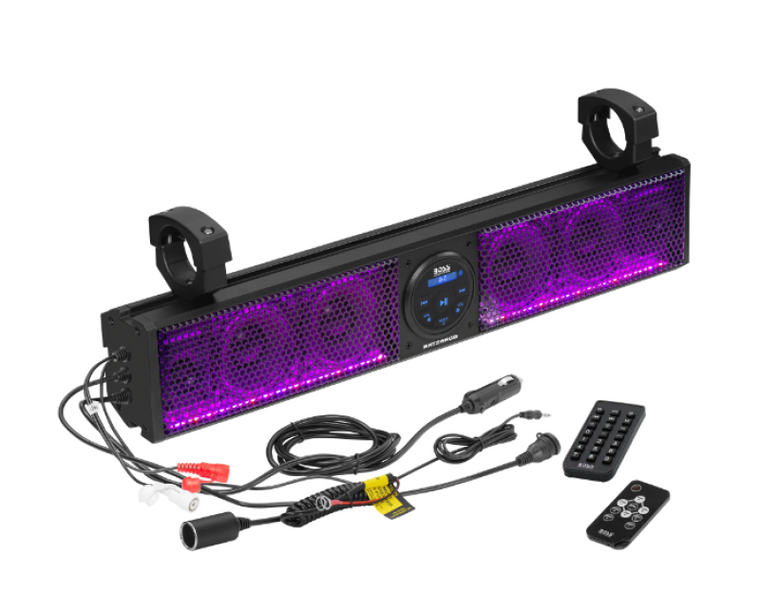 BOSS Audio Systems ATV UTV Sound Bar System BRT26RGB