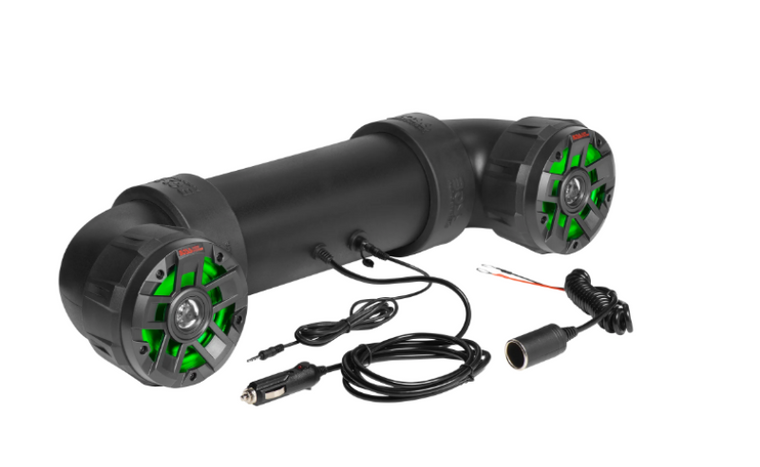 BOSS Audio Systems ATV UTV Amplified Bluetooth Sound System 4in Speakers - RGB Illumination