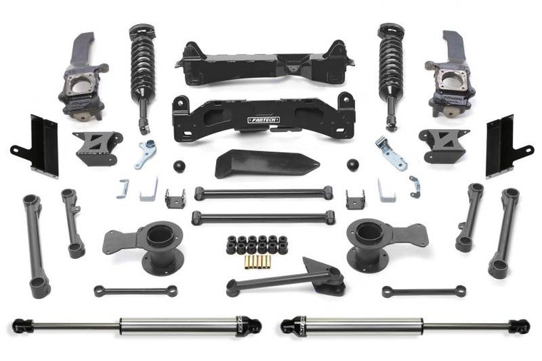 Fabtech 15-17 Toyota 4Runner 4WD 6in Perf. System w/DL 2.5 Coilovers & Rear DL Shocks