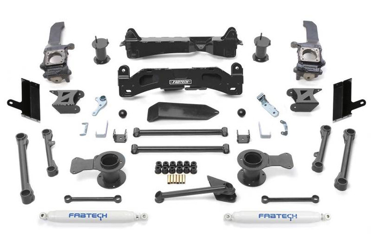 Fabtech 10-15 Toyota 4Runner 4WD 6in Basic System w/Perf. Shocks