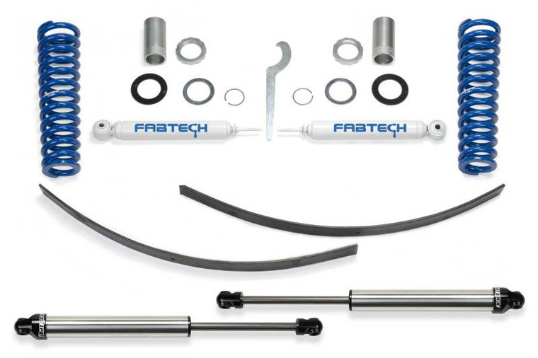 Fabtech 95.5-04 Toyota Tacoma Prerunner 6 Lug 0-3.5in Basic Coilover System w/Rear DL Shocks