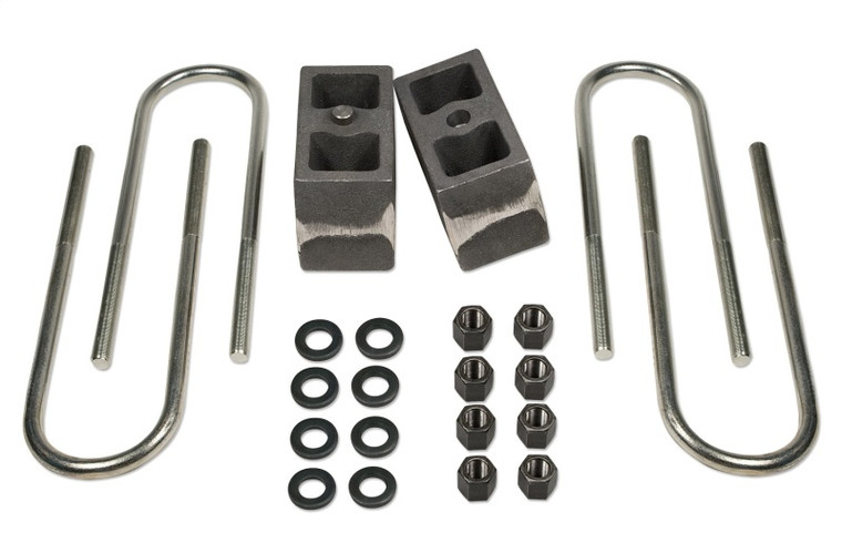 Tuff Country 00-05 Ford Excursion 4wd 4in Rear Block & U-Bolt Kit Non-Tapered