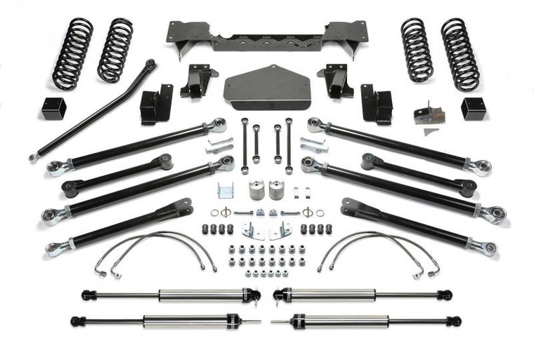 Fabtech 07-18 Jeep JK 4WD 4-Door 3in Crawler System w/DL Shocks