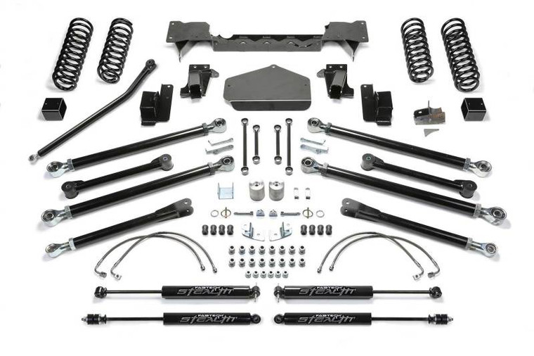 Fabtech 07-18 Jeep JK 4WD 2-Door 3in Crawler System w/Stealth Shocks