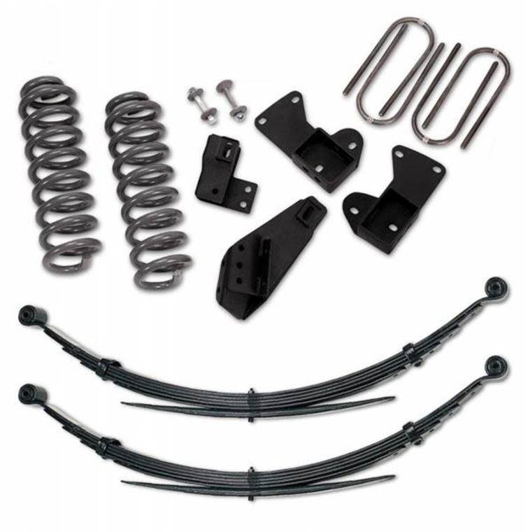 Tuff Country 81-96 Ford Bronco 4x4 2.5in Lift Kit with Rear Leaf Springs (SX8000 Shocks)
