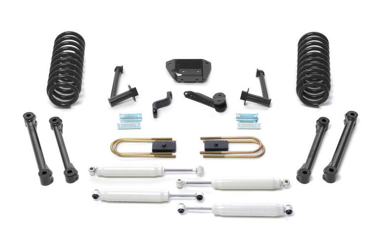 Fabtech 07-08 Dodge 2500/3500 4WD 6.7L Diesel w/Auto 6in Perf. System w/Perf. Shocks