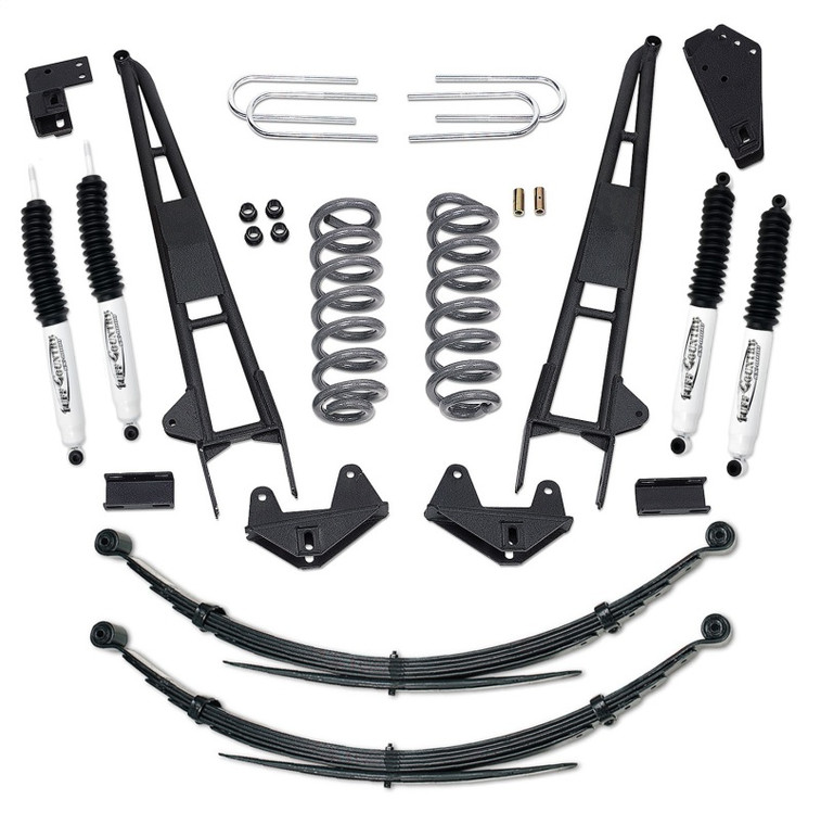 Tuff Country 81-96 Ford Bronco 4x4 4in Performance Lift Kit with Rear Leaf Springs (SX8000 Shocks)