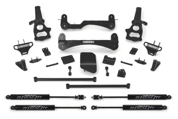 Fabtech 02-05 Dodge 1500 4WD 6in Perf. System w/Stealth Shocks
