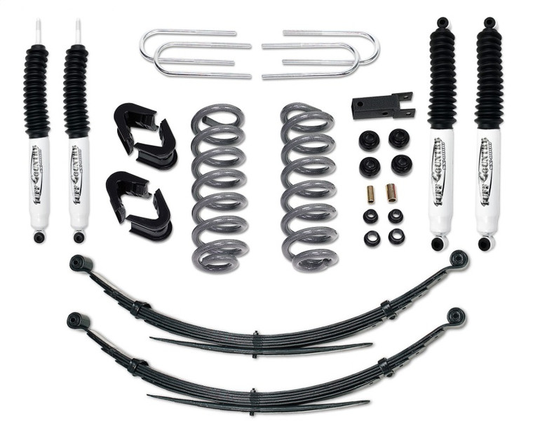 Tuff Country 78-79 Ford Bronco 4x4 4in Lift Kit with Rear Leaf Springs (SX8000 Shocks)