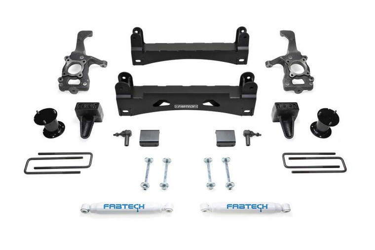 Fabtech 15-18 Ford F150 2WD 6in Basic System w/Perf. Shocks