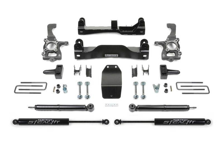 Fabtech 2014 Ford F150 4WD 4in Basic System w/Rear Stealth Shocks