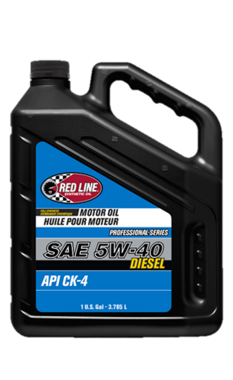 Red Line Pro-Series Diesel CK4 5W40 Motor Oil - Gallon - Case of 3