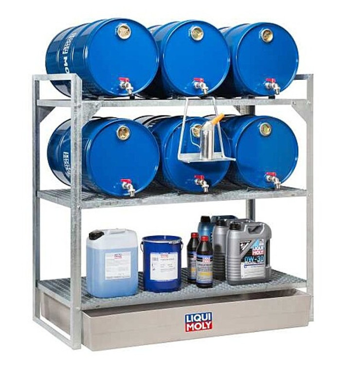 LIQUI MOLY Drum Rack With Oil Drip Pan