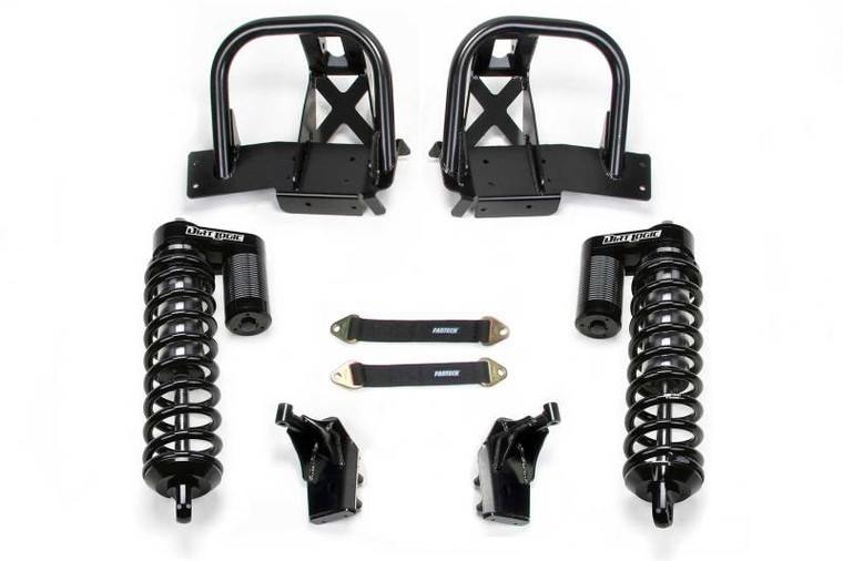 Fabtech 11-16 Ford F250/350 4WD 8in DL 4.0 Coilover Conversion System