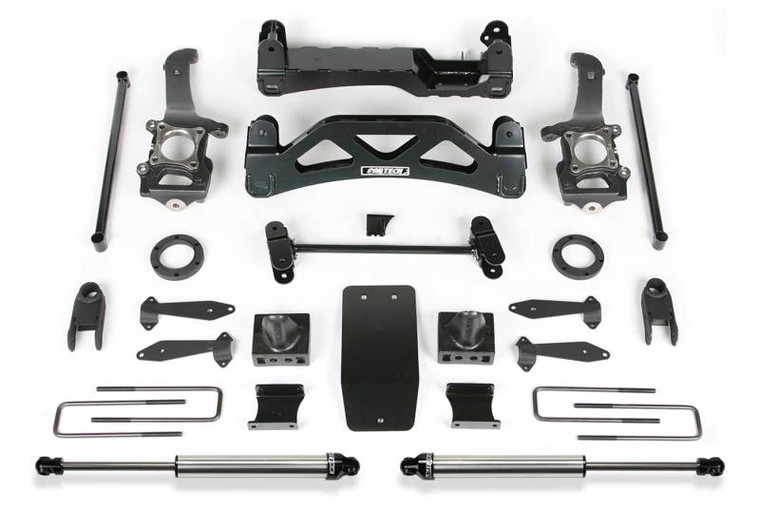 Fabtech 04-08 Ford F150 4WD V8 6in Basic System w/Front Coilover Spacer & Rear DL Shocks