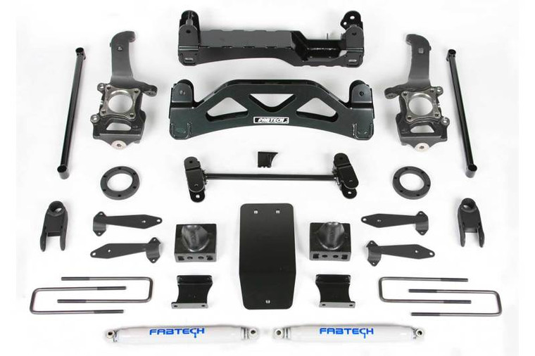Fabtech 04-08 Ford F150 4WD V8 6in Basic System w/Front Coilover Spacer & Rear Perf. Shocks