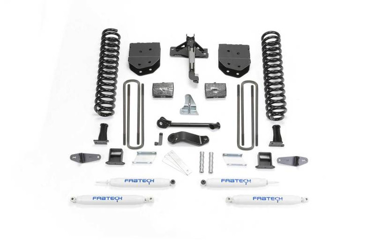 Fabtech 08-10 Ford F450/550 4WD 6in Basic System w/Perf. Shocks