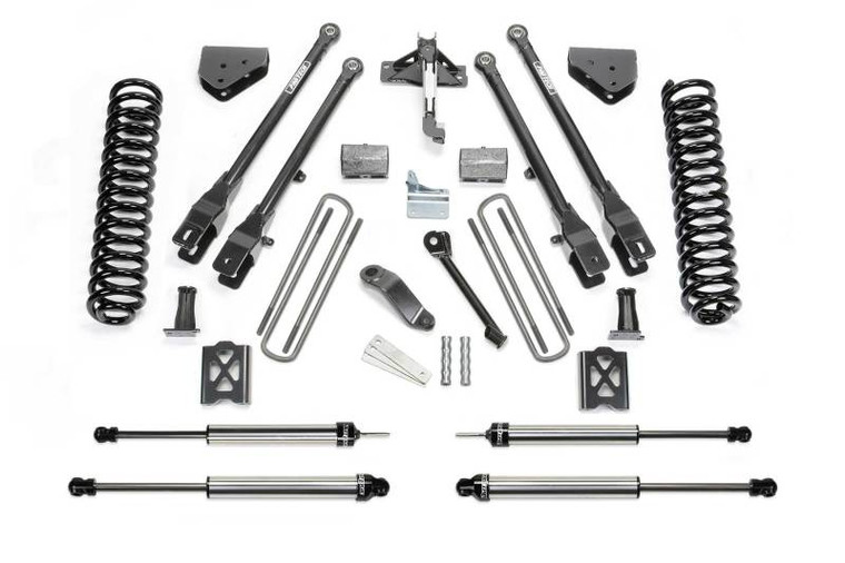 Fabtech 05-07 Ford F250 4WD w/o Overload 6in 4 Link System w/DL Shocks