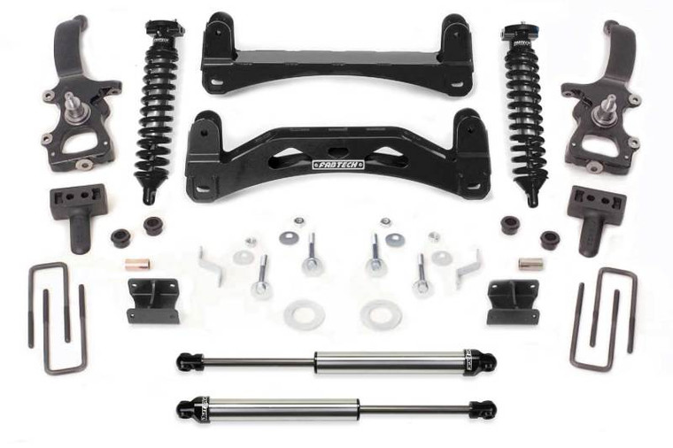 Fabtech 04-08 Ford F150 2WD 6in Perf. System w/DL 2.5 Coilovers & Rear DL Shocks