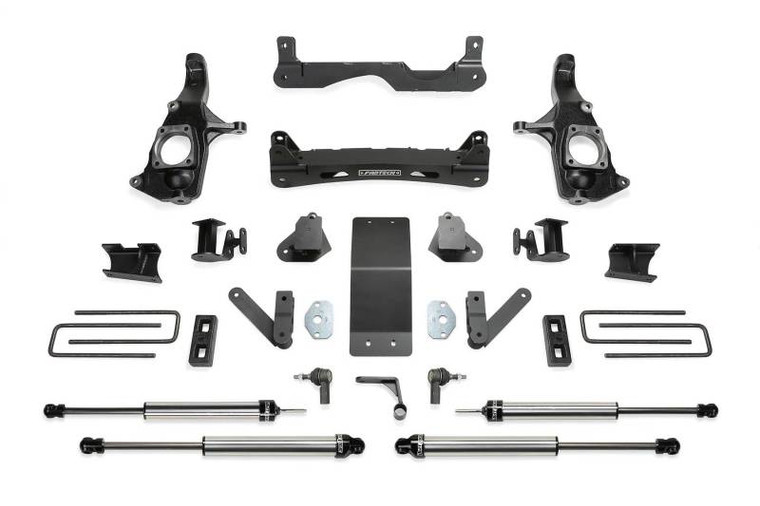 Fabtech 11-19 GM 3500HD 2WD/4WD 4in Performance System w/DL Shocks
