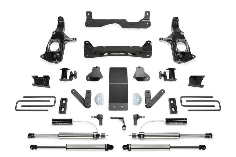 Fabtech 11-19 GM 3500HD 2WD/4WD 4in Performance System w/DL 2.25 Resi Shocks