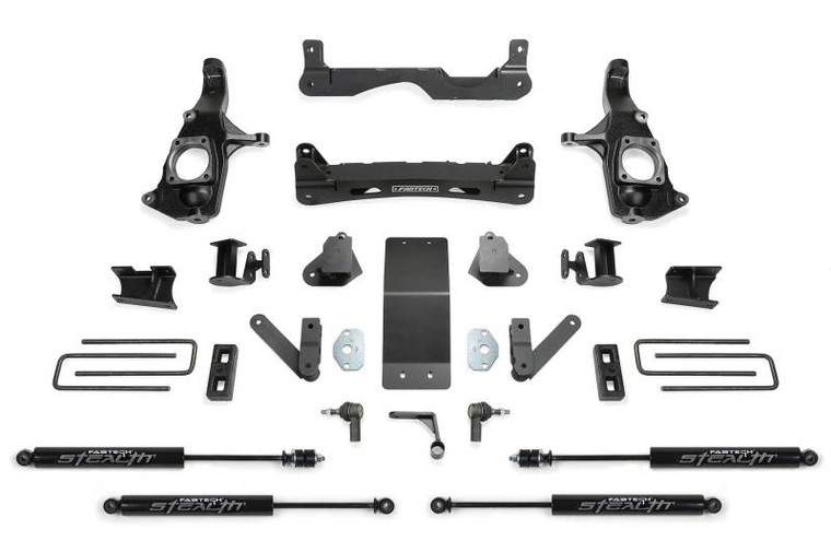 Fabtech 11-19 GM 2500HD 2WD/4WD 4in Basic System w/Rear Stealth Shocks