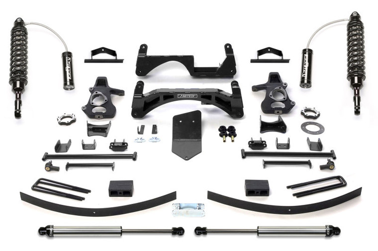 Fabtech 07-13 GM K1500 4WD w/o Autoride 6in Perf. System w/DL 2.5 Resi Coilovers & Rear DL Shocks