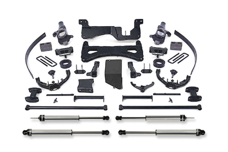 Fabtech 07-08 GM C/K2500HD C/K3500 Non Dually 8in Perf. System w/DL Shocks