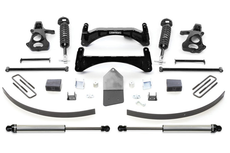 Fabtech 07-13 GM C1500 2WD w/o Autoride 6in Perf. System w/DL 2.5 Coilovers & Rear DL Shocks