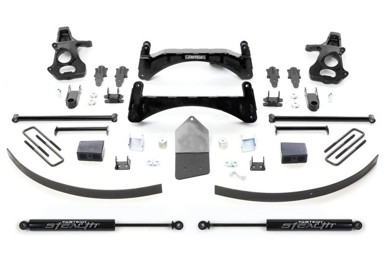Fabtech 07-13 GM C1500 2WD w/o Autoride 6in Basic System w/Stealth Shocks