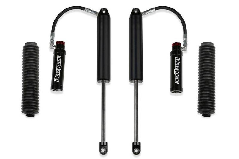 Fabtech 10-14 Ford F150 Raptor 4WD 4in Rear Dirt Logic 3.0 Reservoir Smooth Body Shocks - Pair