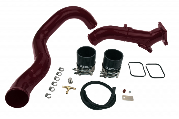 Wehrli 01-04 Chevrolet 6.6L LB7 Duramax 3in Y-Bridge Kit - Candy Purple