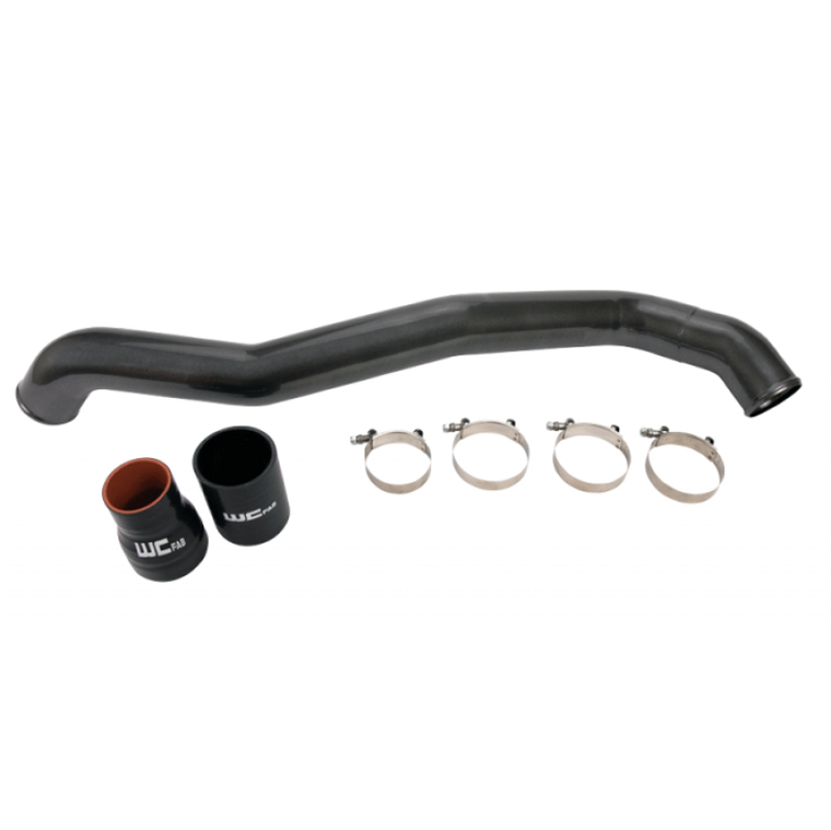 Wehrli 11-16 Chevrolet 6.6L LML Duramax Driver Side 3in Intercooler Pipe - Mica Grey