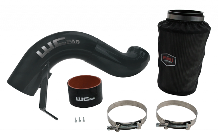 Wehrli 07.5-09 Dodge 6.7L Cummins 4in Intake Kit - Cherry Frost