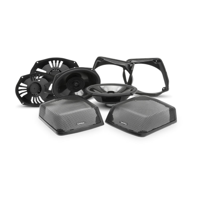 Rockford Fosgate 1998-2013+ Harley Davidson Motorcycle Saddlebag Audio Kit