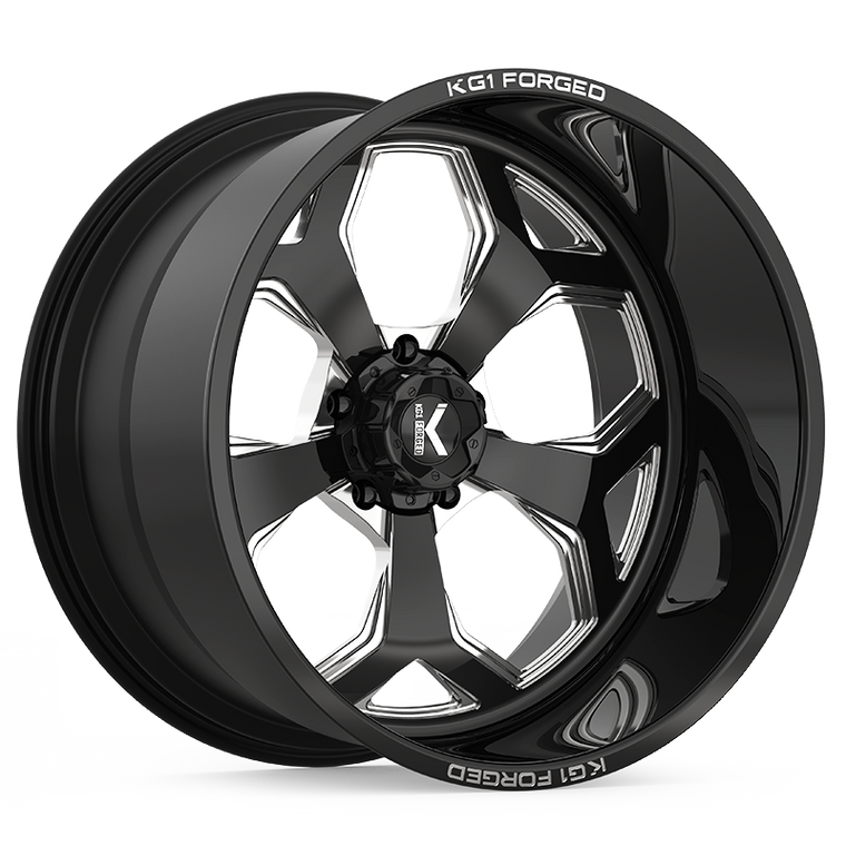 KNOX 20X10 5X150 ET -24 CB 110.1 GLOSS BLACK MILLED