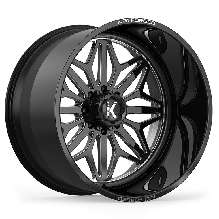 SNOW 22X14 8X170 ET -76 CB 125.1 GLOSS BLACK MILLED