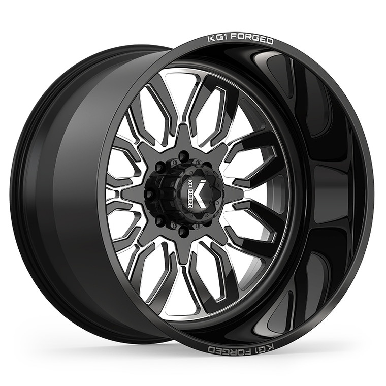 GEAR 26X12 6X135 ET -44 CB 87.1 GLOSS BLACK MILLED