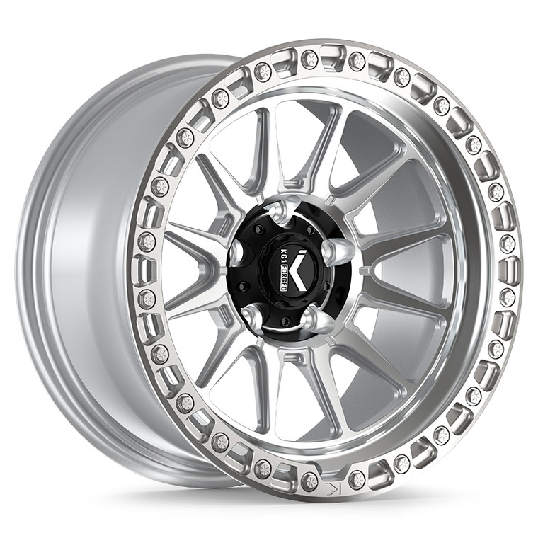 ADRENALINE 17X9 5X127 ET -12 CB 71.5SILVER FACE MACHINED